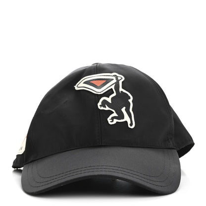 Prada Nylon Baseball Monkey Cap M Black 3 of 11
