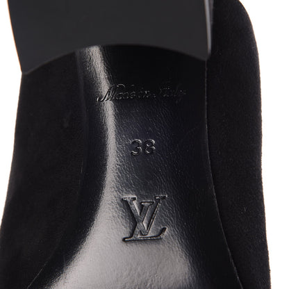Louis Vuitton Suede Bahiana Mules 38 Black 8 of 8