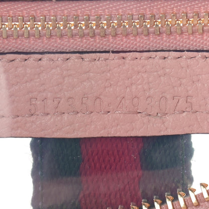 Gucci Vinyl Web Mini Ophidia Transparent Shoulder Bag Perfect Pink 7 of 9