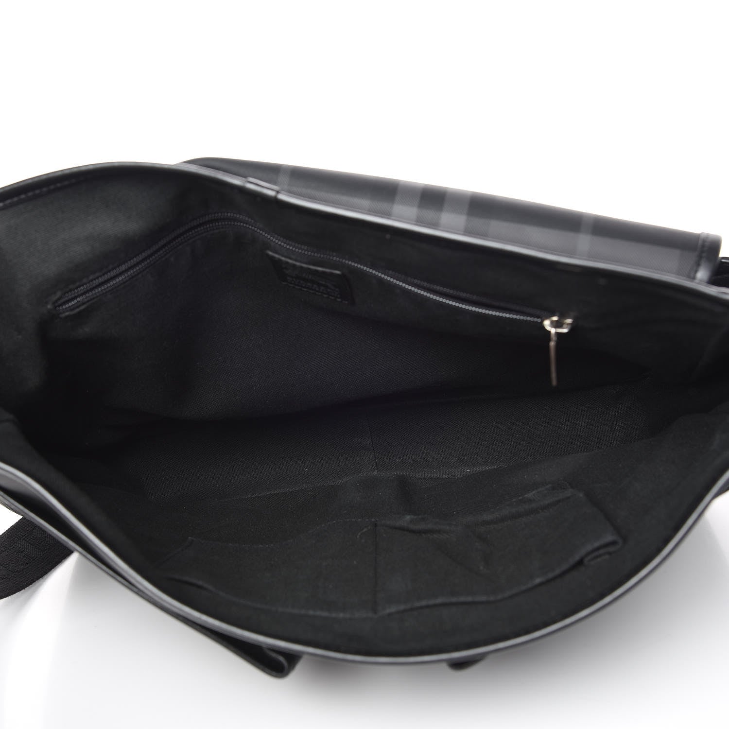 Burberry Nylon Smoked Check Messenger Bag 5 of 12