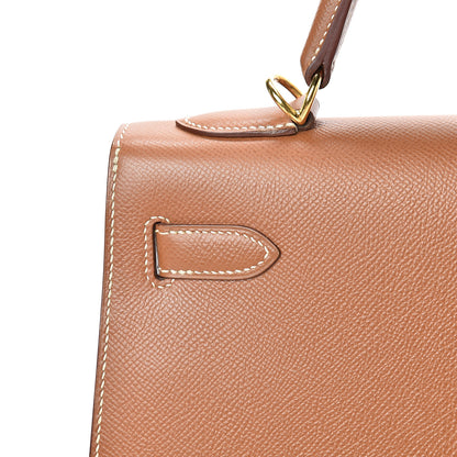 Hermes Courchevel Kelly Sellier 32 Gold 12 of 41