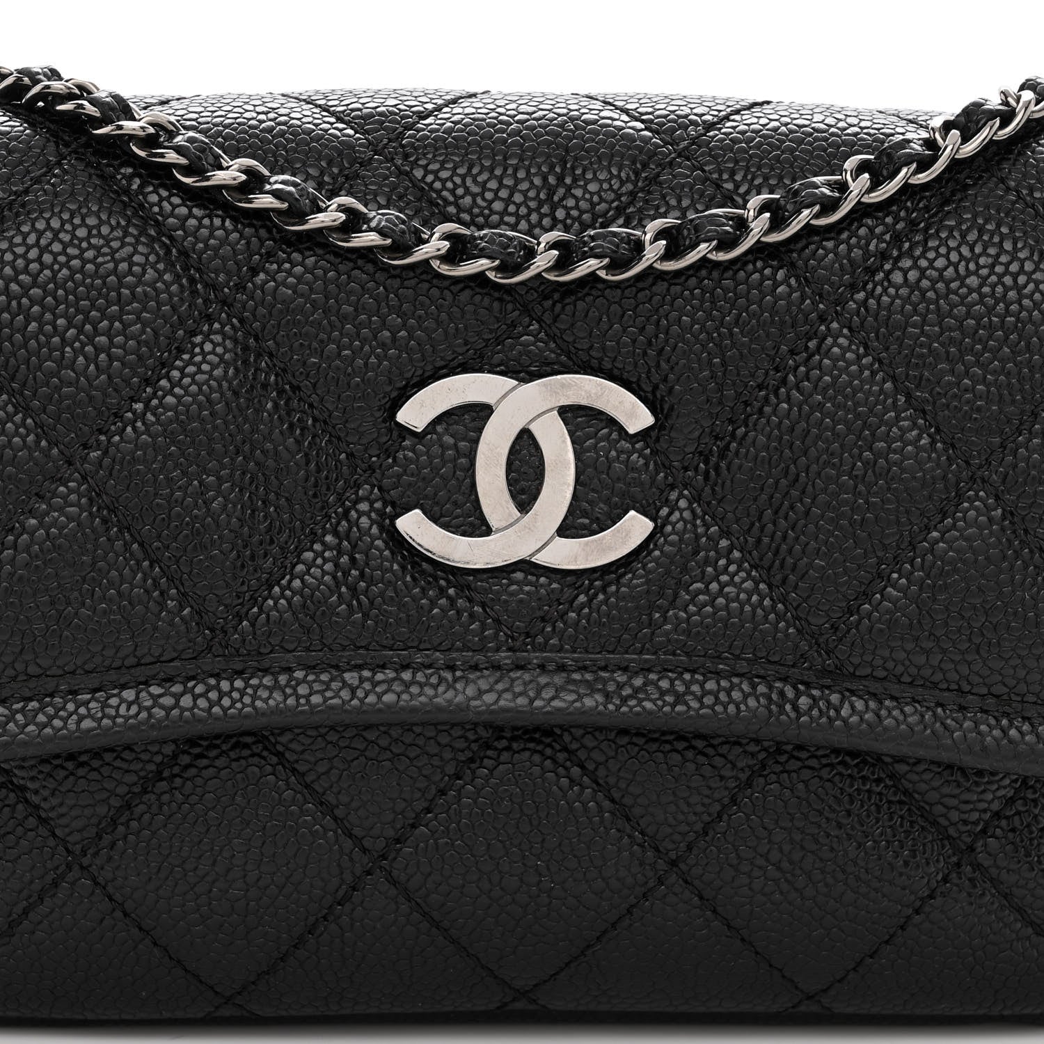 Chanel Caviar Small Natural Beauty Flap Black 8 of 11