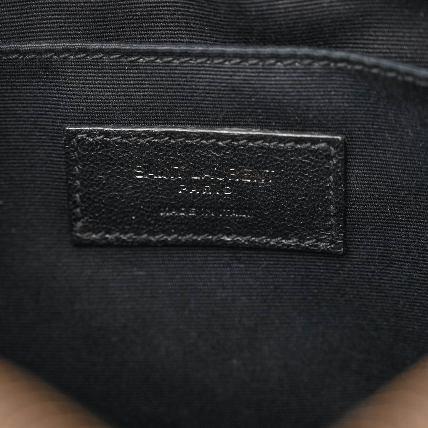 Calfskin Matelasse Monogram Monochrome Lou Camera Bag Black