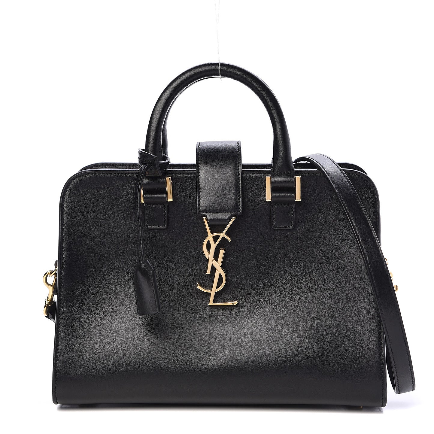 Calfskin Monogram Baby Cabas Black
