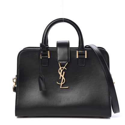 Saint Laurent Calfskin Monogram Baby Cabas Black 1 of 10