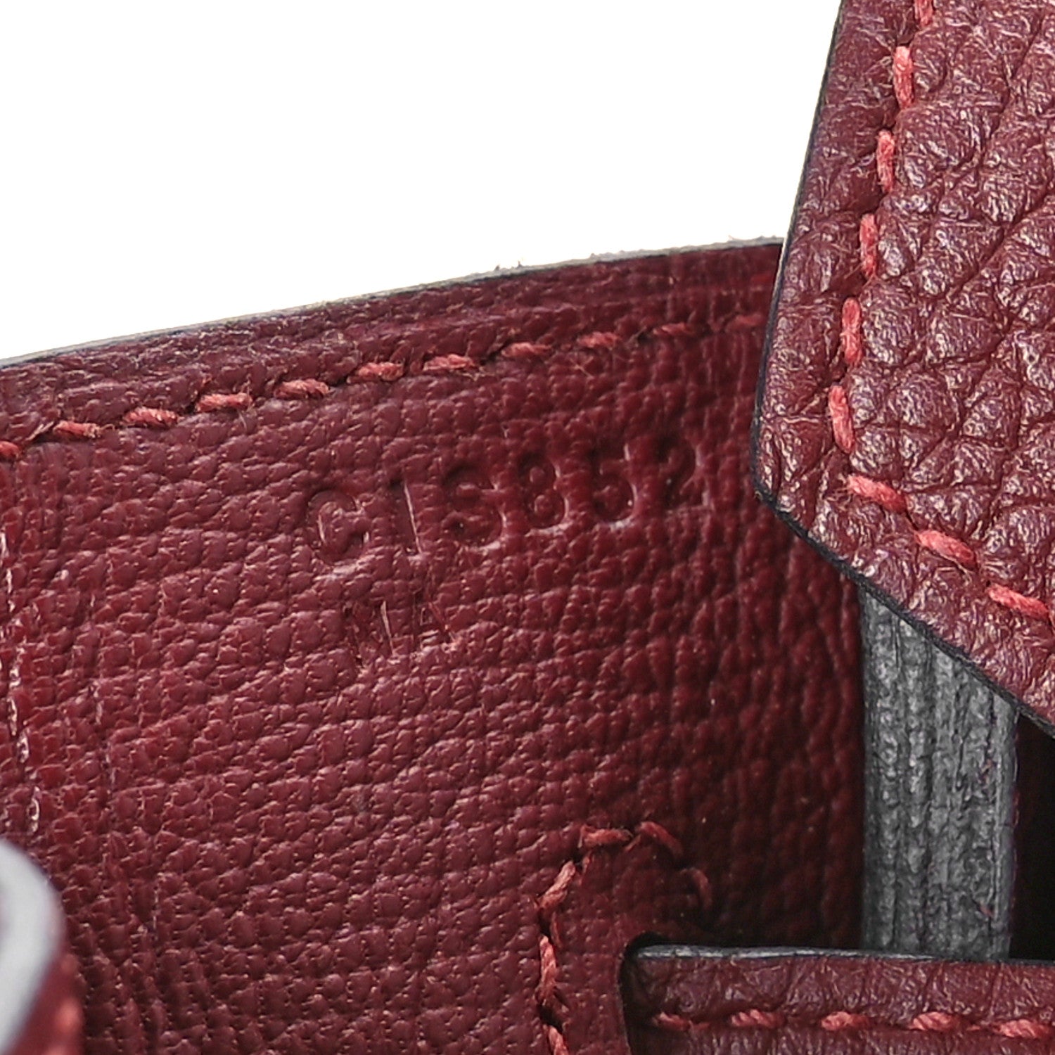 Hermes Togo Birkin 30 Rouge H 7 of 14