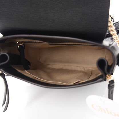 Chloe Suede Calfskin Small Faye Backpack Black 5 of 7