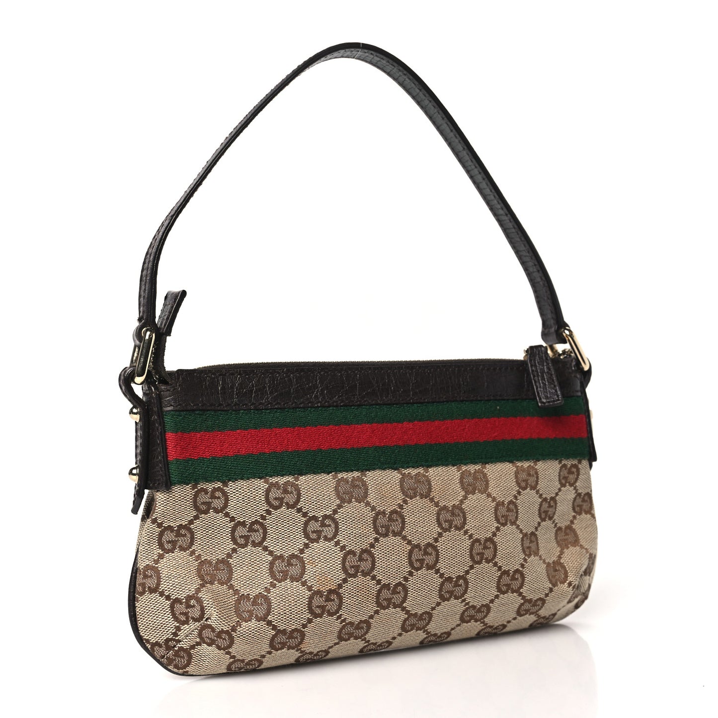 Monogram Web Pochette Dark Brown