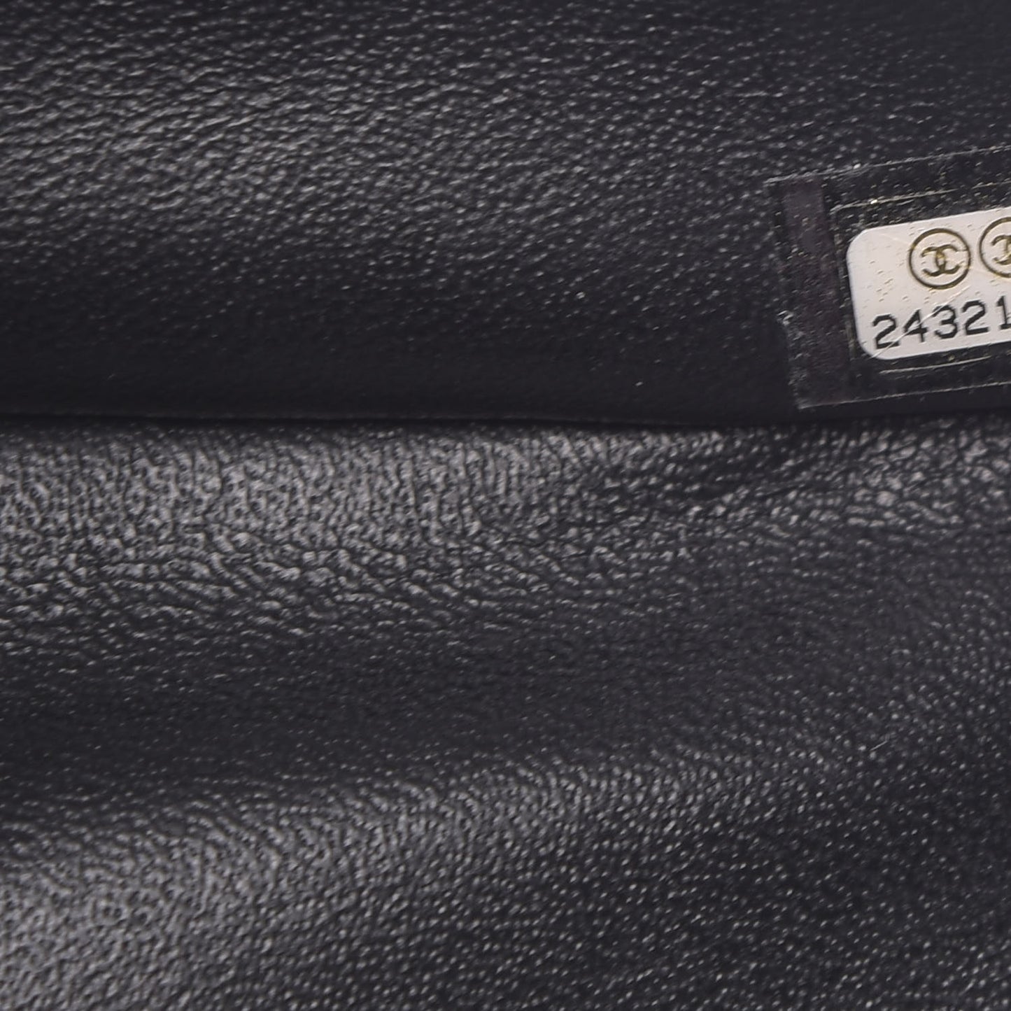 Lambskin Reverse Chevron Quilted Round Top Handle Flap Black