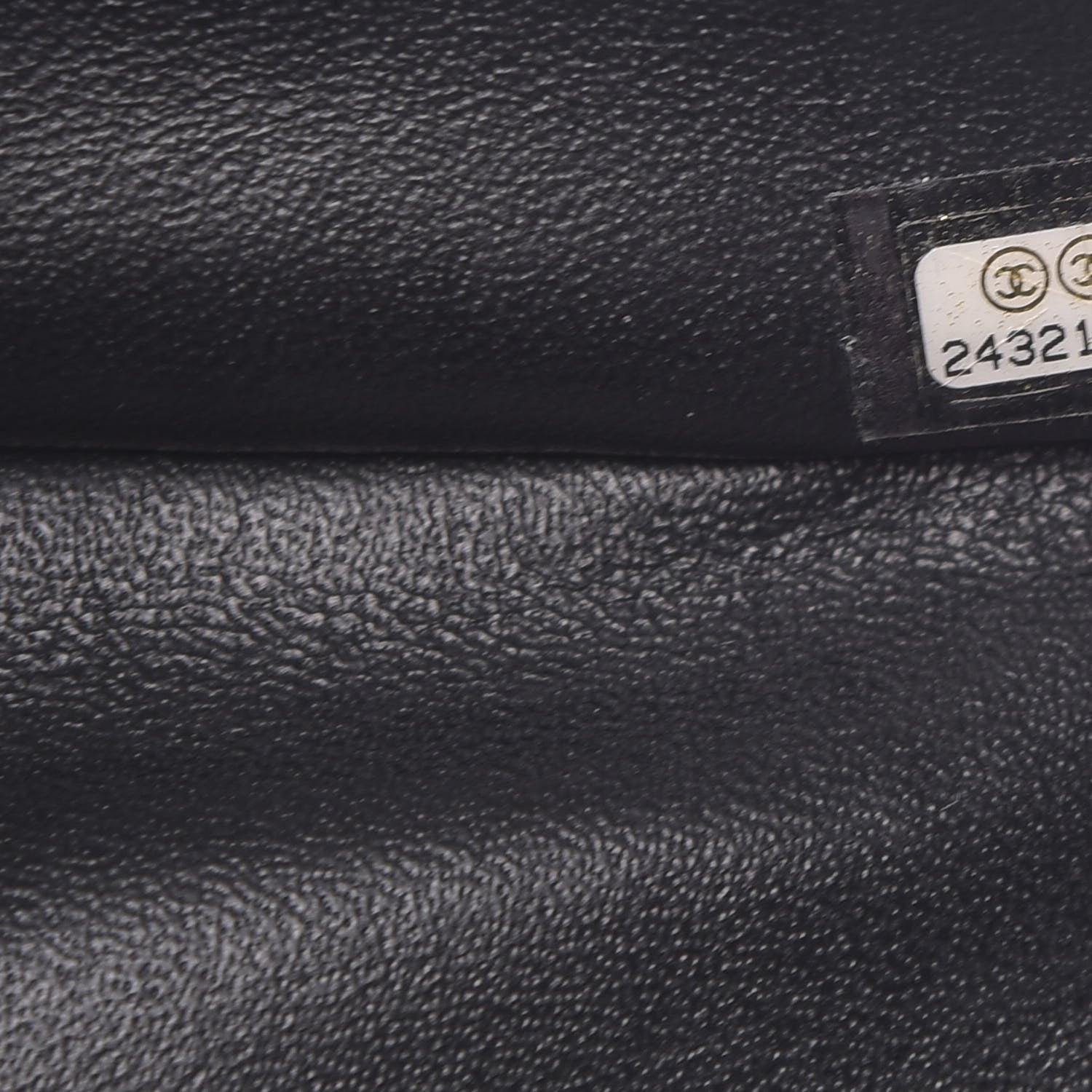 Chanel Lambskin Reverse Chevron Quilted Round Top Handle Flap Black 7 of 10