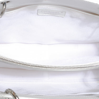 Chanel Caviar Grand Shopping Tote GST White 5 of 7