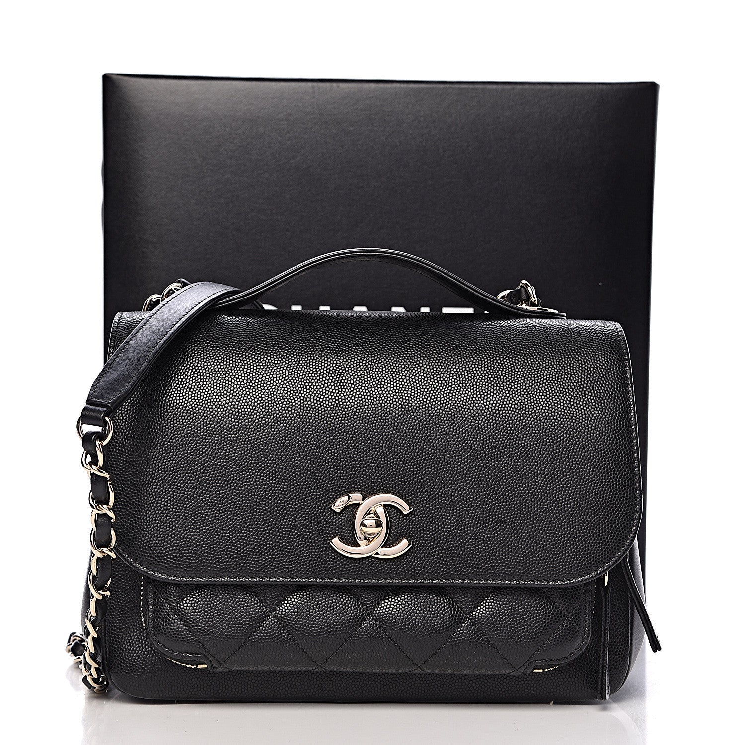 Chanel Caviar Quilted Medium Business Affinity Flap Black 11 of 11