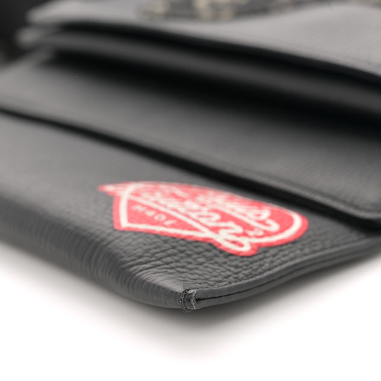 X NIGO Taurillon Monogram Denim Trio Messenger