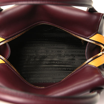 Prada City Calf Ribbon Bowling Bag Fire Engine Red 4 of 4