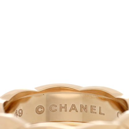 Chanel 18K Yellow Gold Small Coco Crush Ring 49 5 4 of 4