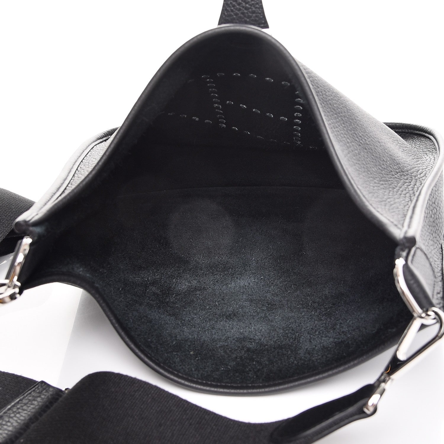 Hermes Taurillon Clemence Evelyne III PM Black 5 of 8