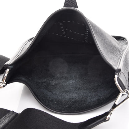 Hermes Taurillon Clemence Evelyne III PM Black 5 of 8