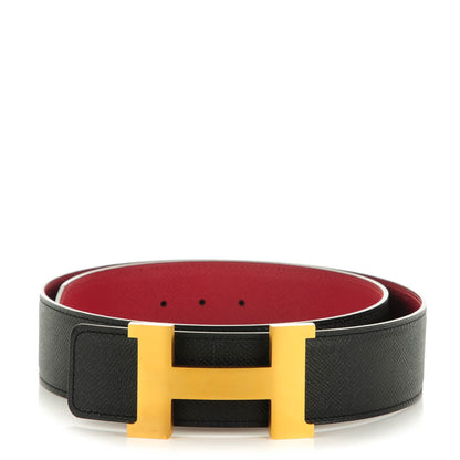 Hermes Epsom 42mm Constance2 H Belt 85 Black Rouge Grenat 1 of 6