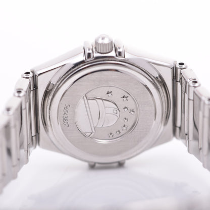 Omega Stainless Steel Diamond Bezel Mother of Pearl 22mm Constellation My Choice Quartz Watch 1465.71.00 5 of 6