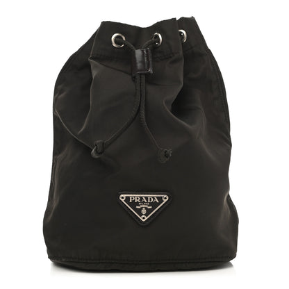 Prada Nylon Vela Drawstring Pouch Brown 1 of 6