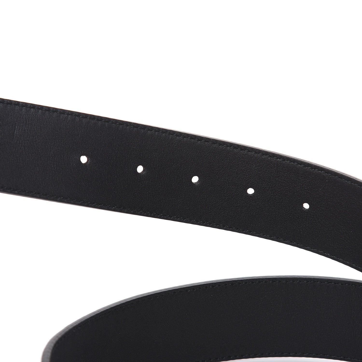 Gucci Textured Calfskin Double G 40mm Belt 95 38 Black 5 of 7