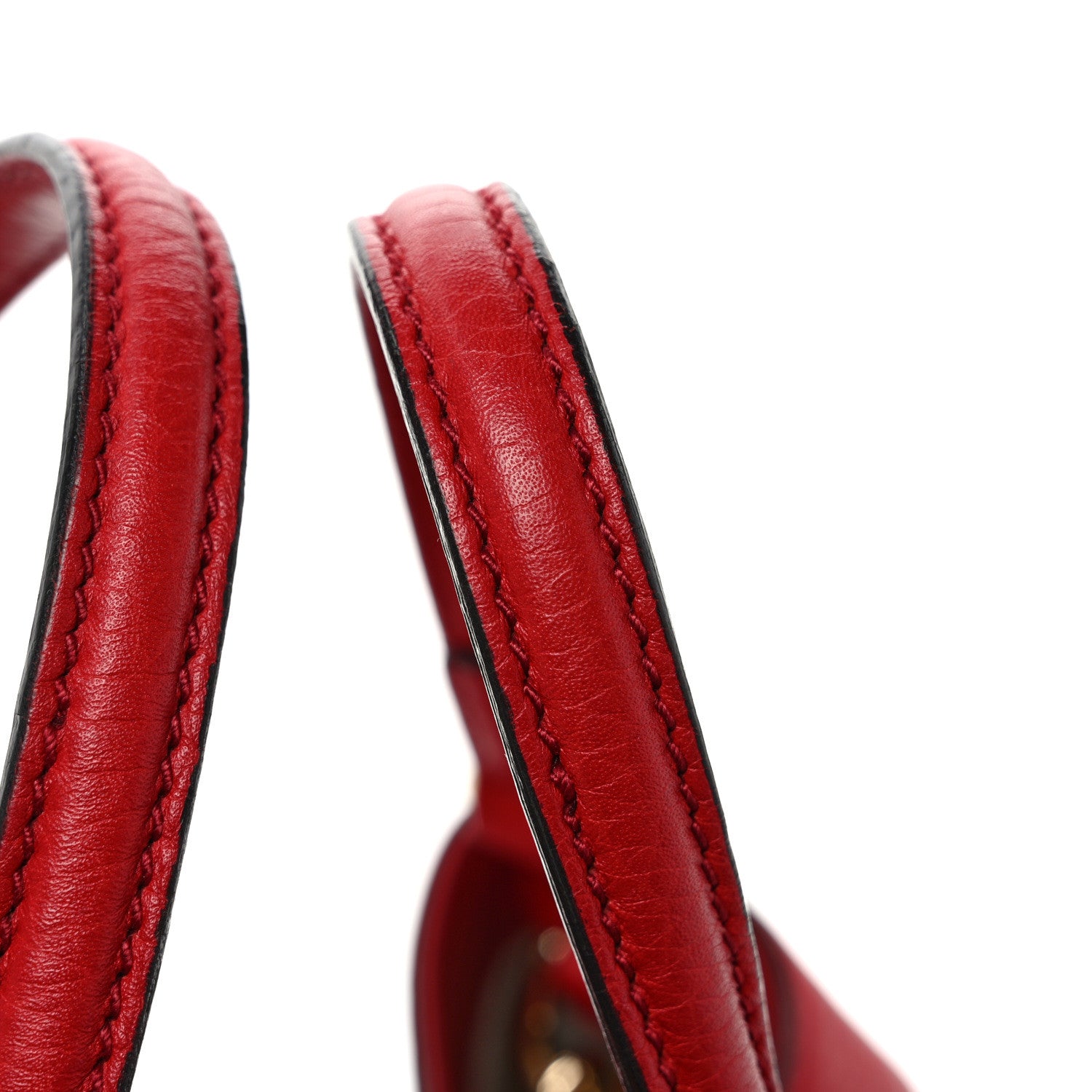 Gucci Pebbled Calfskin Small Soho Shoulder Bag Red 14 of 14