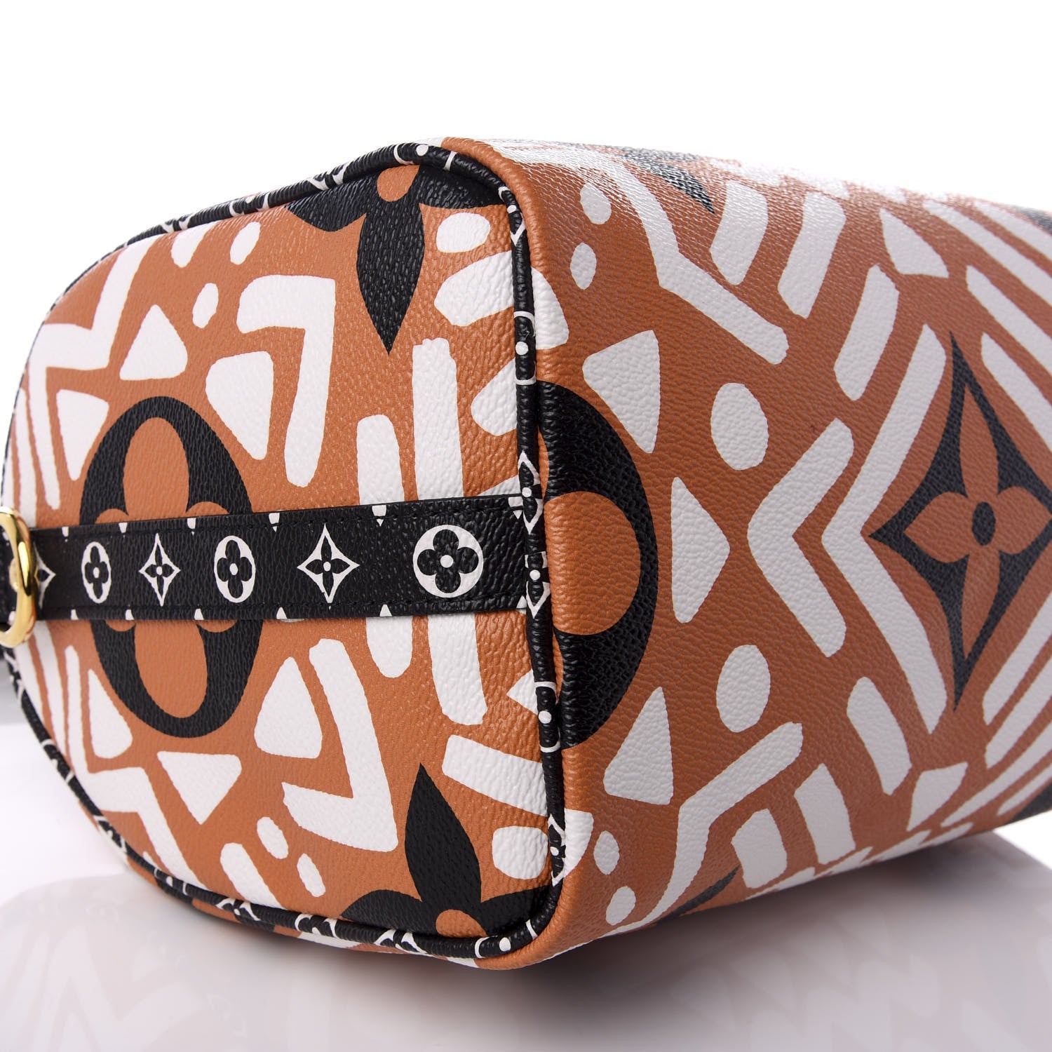 Louis Vuitton Monogram Giant Crafty Speedy Bandouliere 25 Creme Caramel 5 of 8