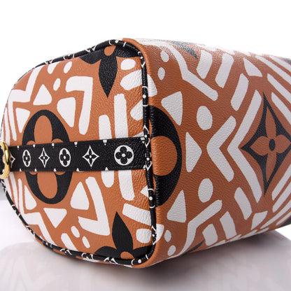 Louis Vuitton Monogram Giant Crafty Speedy Bandouliere 25 Creme Caramel 5 of 8