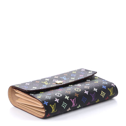 Louis Vuitton Monogram Multicolor Alexandra Wallet Black 4 of 8