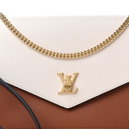 Louis Vuitton Soft Calfskin My Lockme Pochette Arizona Quartz Caramel 10 of 11