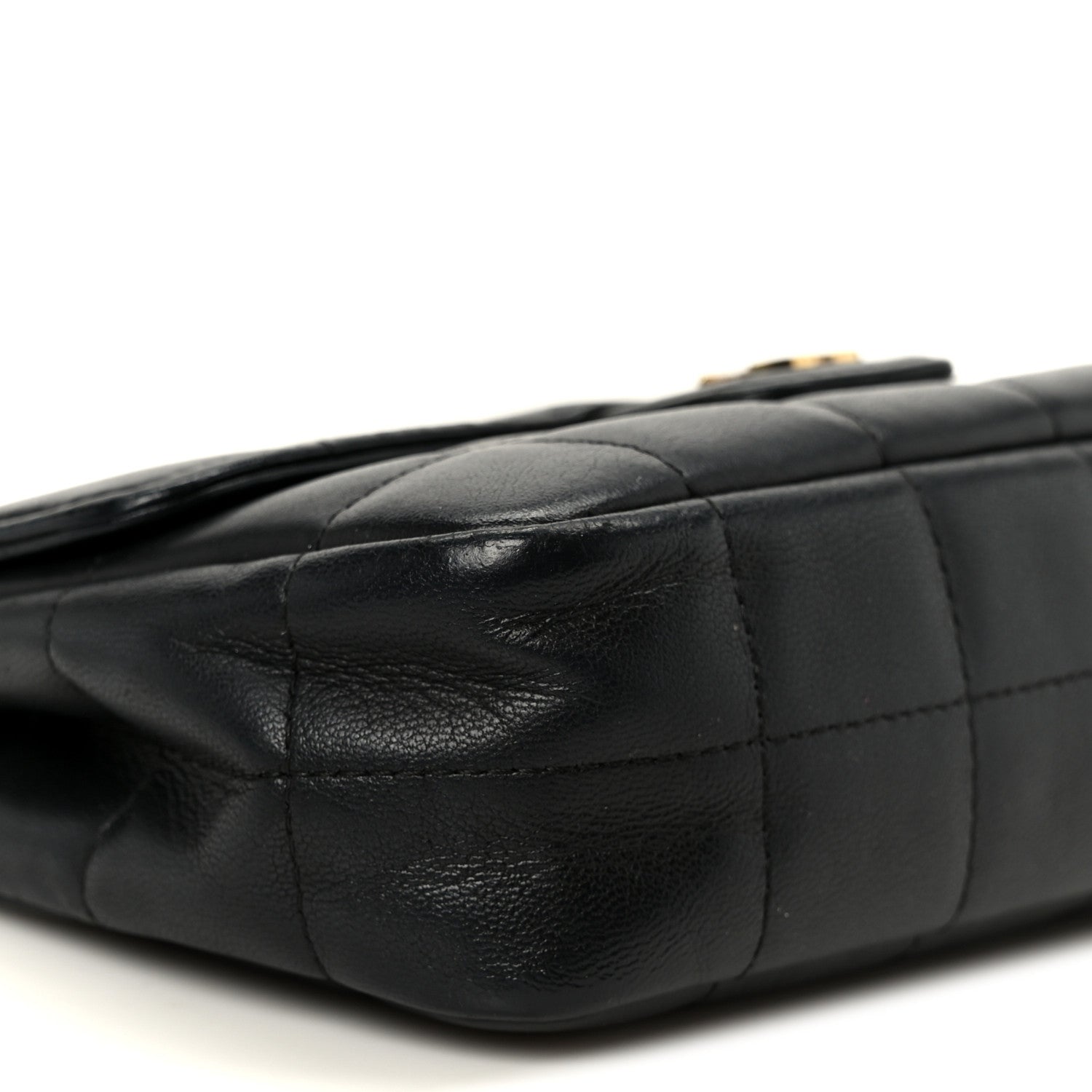 Chanel Lambskin Quilted Mini Chocolate Bar Flap Black 9 of 10