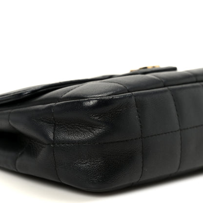 Chanel Lambskin Quilted Mini Chocolate Bar Flap Black 9 of 10