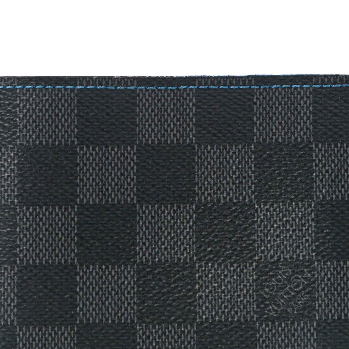 Damier Graphite Slender Wallet Blue