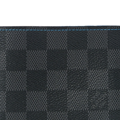 Louis Vuitton Damier Graphite Slender Wallet Blue 7 of 10