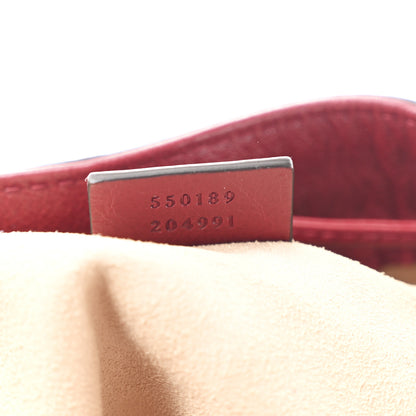 Gucci Piuma Lux Energy Medium Re(Belle) Convertible Bucket Bag Hibiscus Red 7 of 11