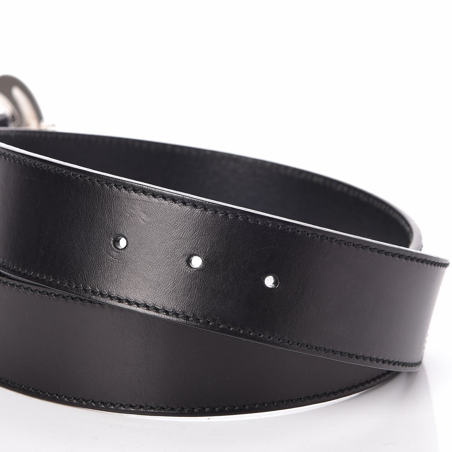 Calfskin Interlocking G 40mm Belt 85 34 Black