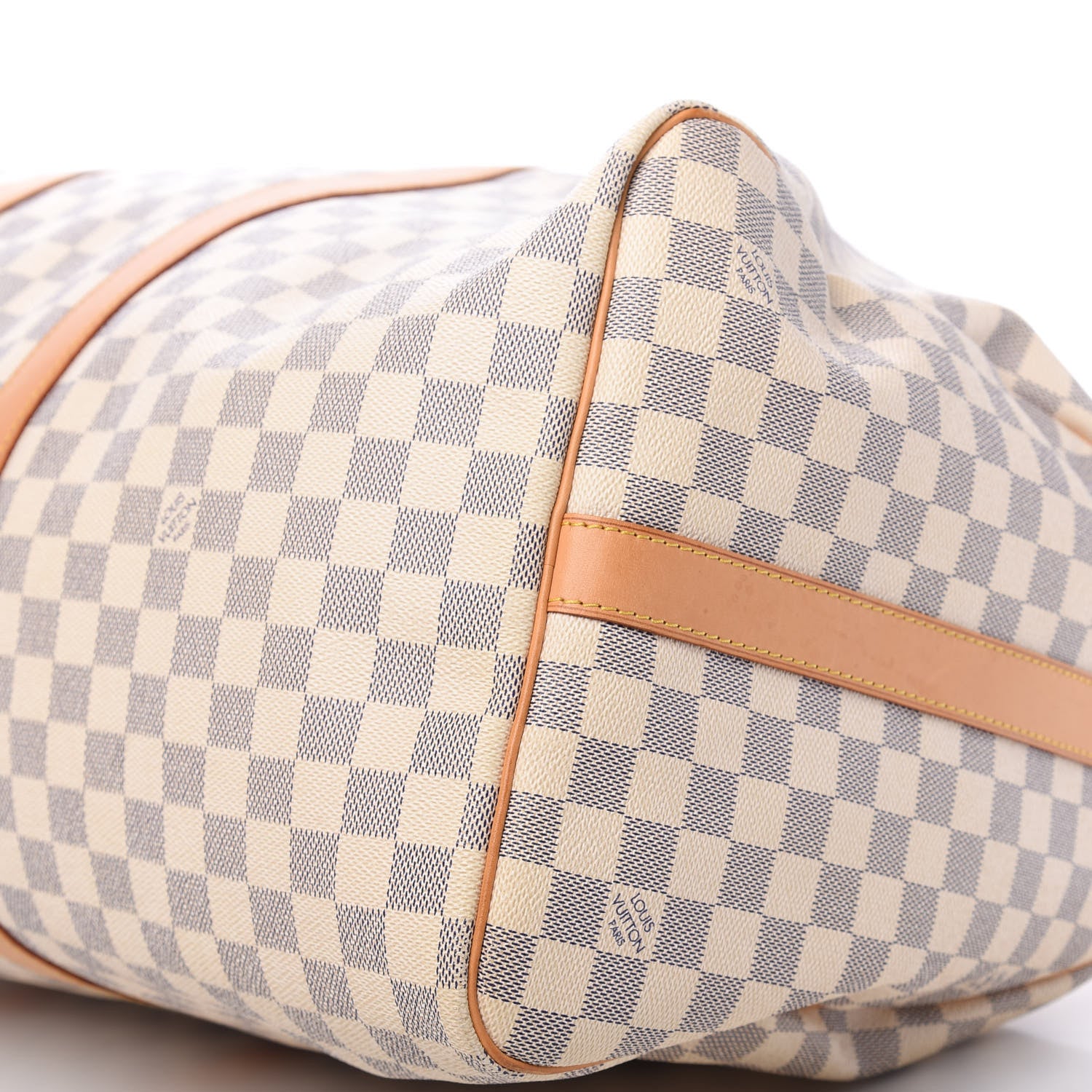 Louis Vuitton Damier Azur Keepall Bandouliere 55 7 of 12
