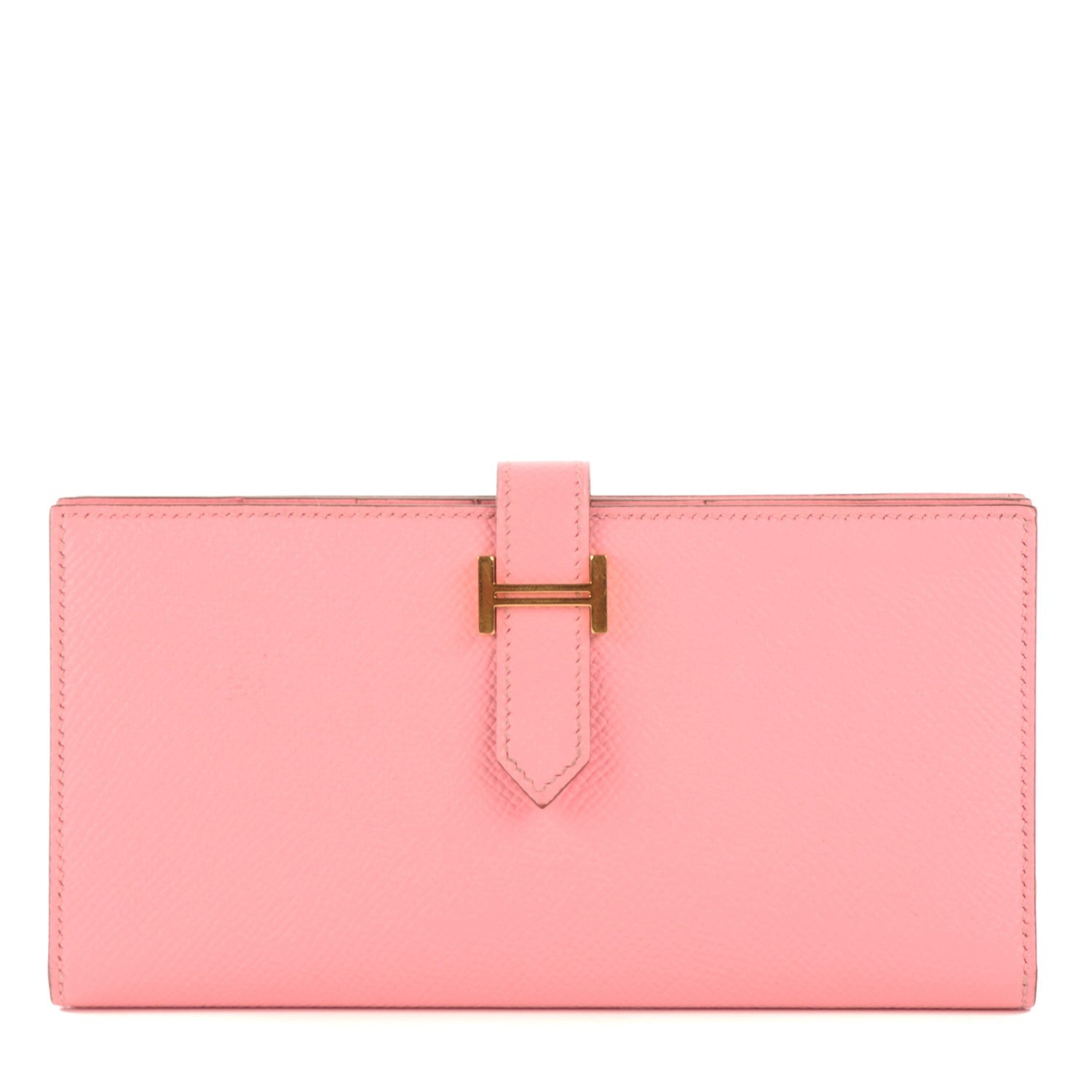 Hermes Epsom Bearn Gusset Wallet Rose Confetti 1 of 7