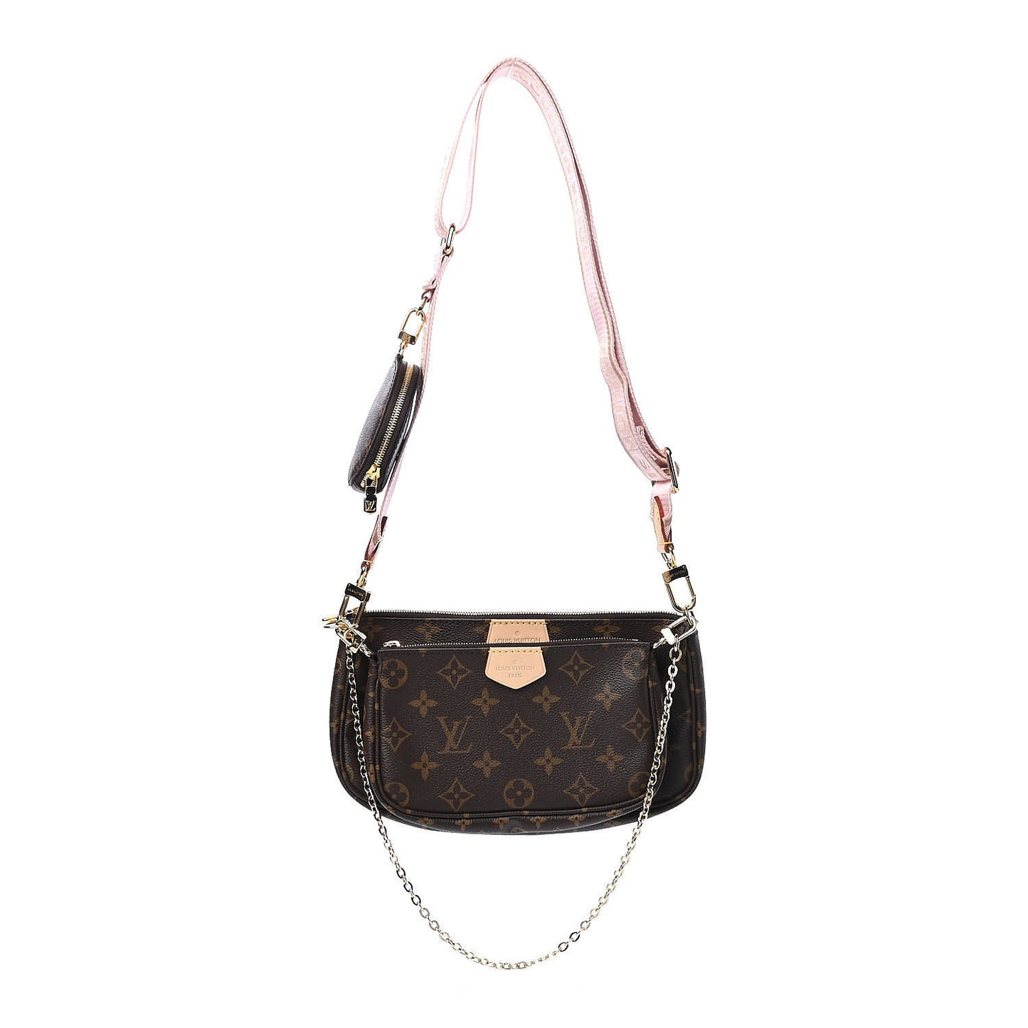 Monogram Multi Pochette Accessories Rose Clair