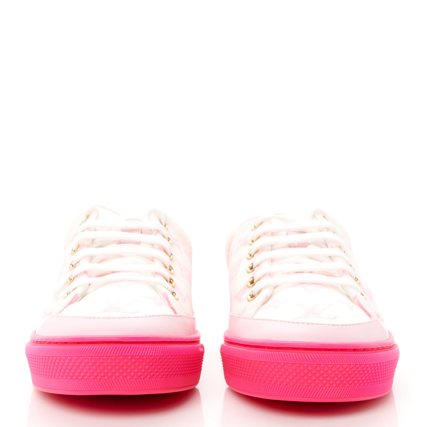 Technical Fabric Monogram Stellar Sneakers 38.5 Rose Pop