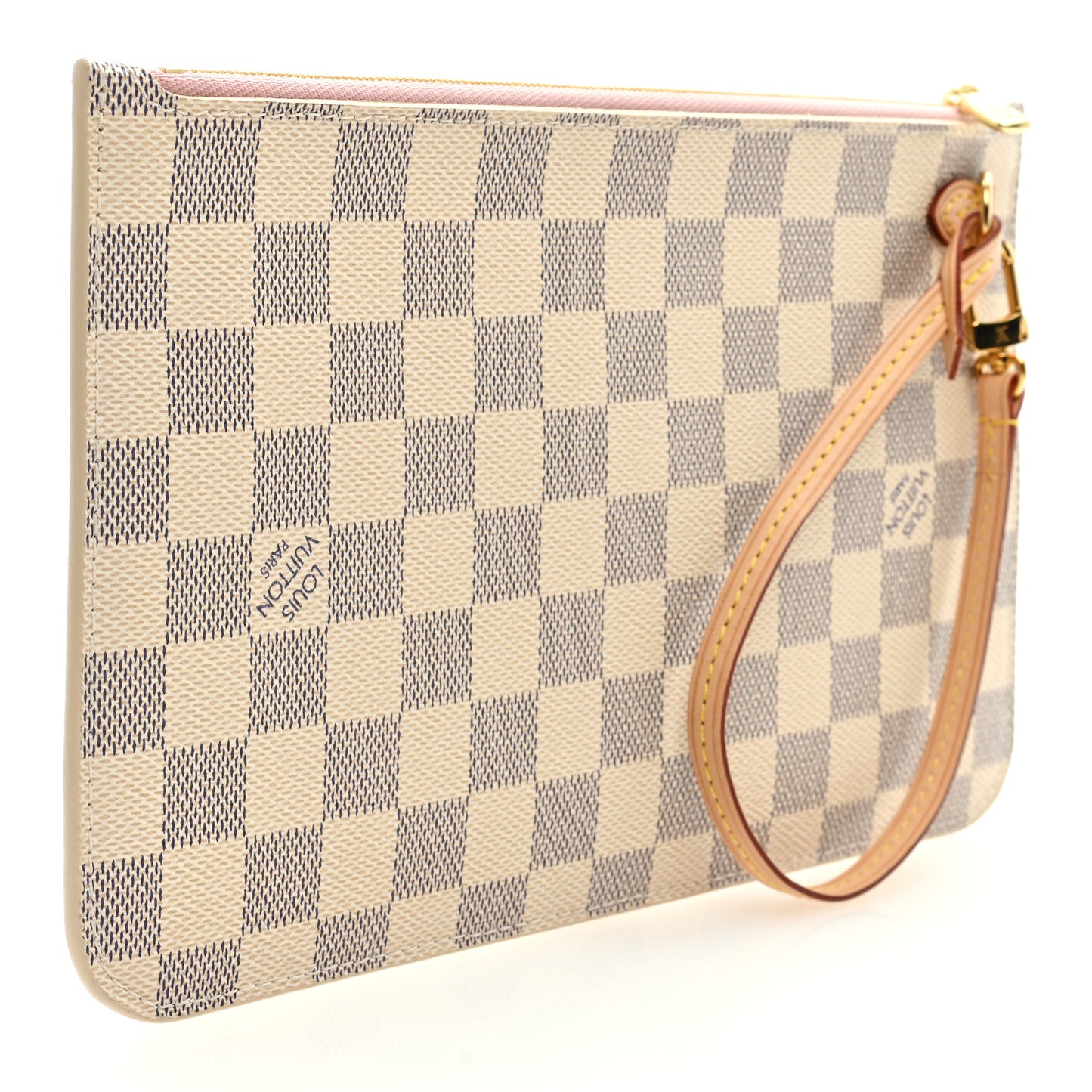 Damier Azur Neverfull MM GM Pochette Rose Ballerine