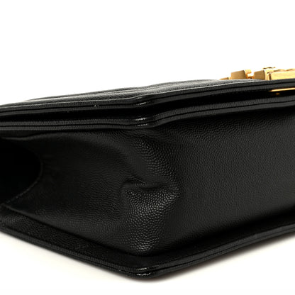Chanel Caviar Quilted Medium Boy Flap Black 9 of 10