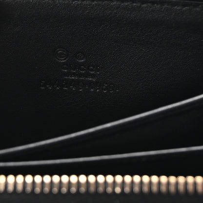 Gucci Microguccissima Zip Around Card Case Black 6 of 7