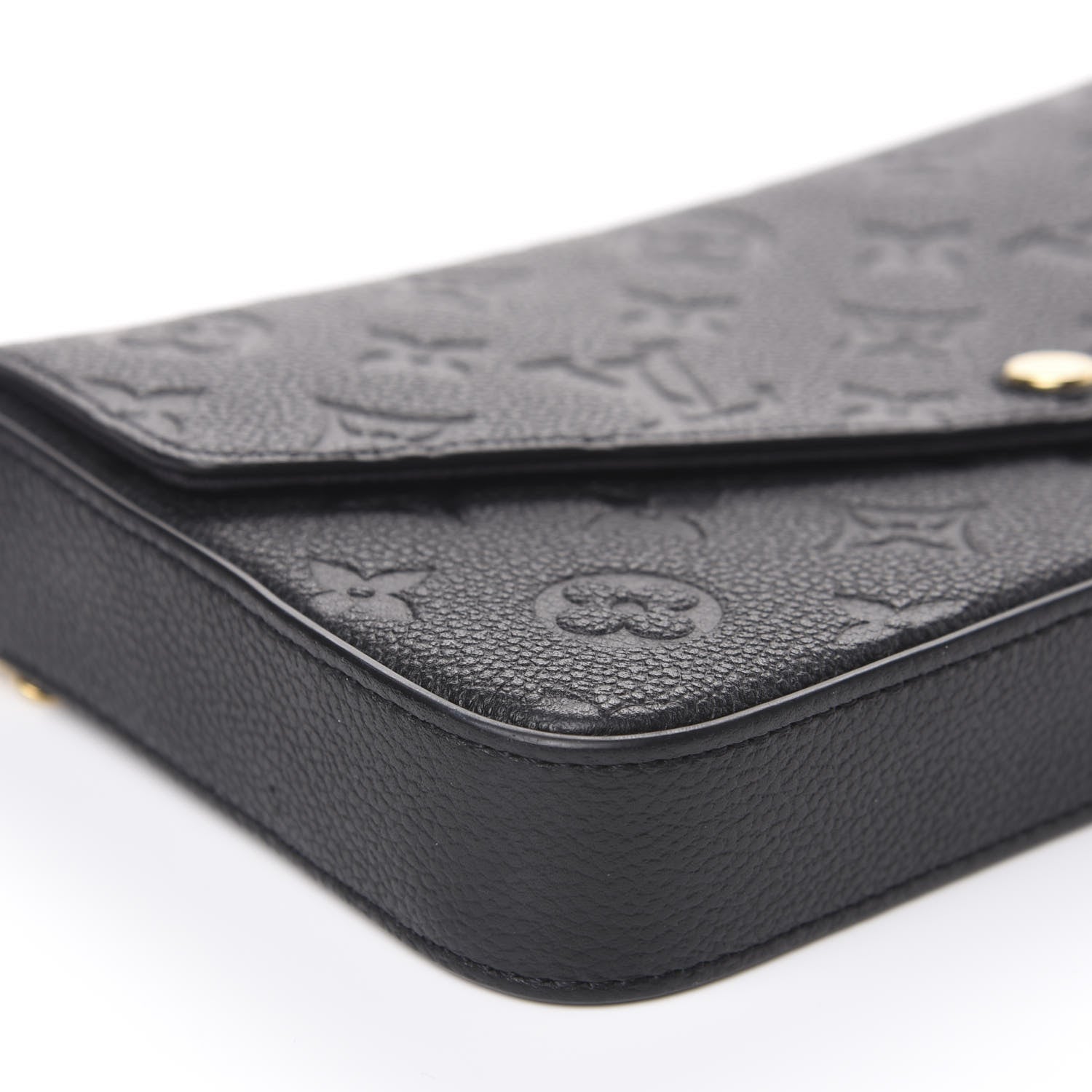 Louis Vuitton Empreinte Pochette Felicie Chain Wallet Black 6 of 8