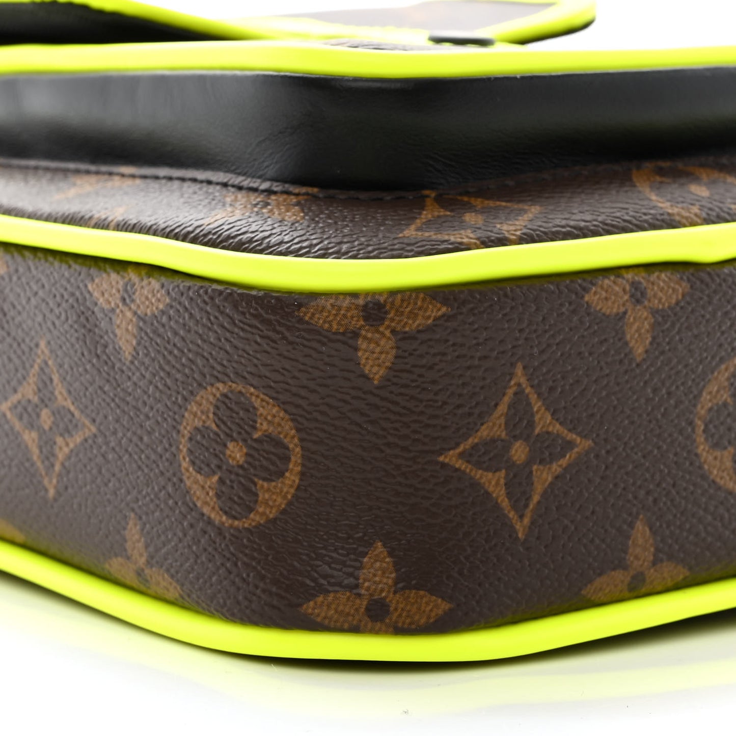 Monogram Macassar Christopher Wearable Wallet Fluorescent Yellow
