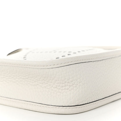 Hermes Taurillon Clemence Amazone Evelyne TPM New White 10 of 11