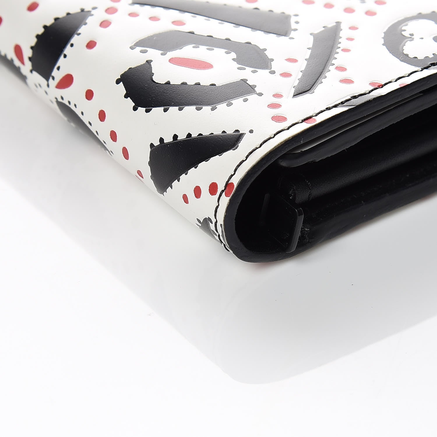 Louis Vuitton Calfskin Graphic Print Twist Wallet 11 of 11