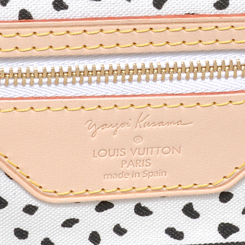 Monogram Kusama Waves Neverfull MM White