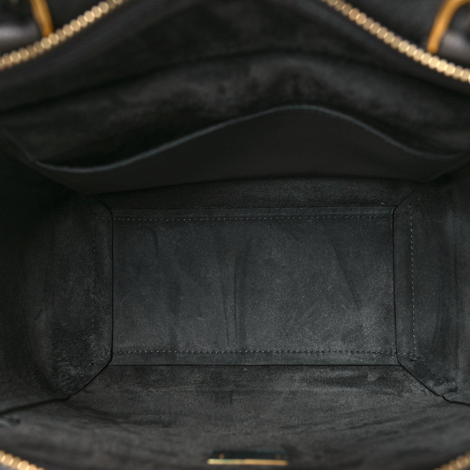 Celine Grained Calfskin Micro Belt Bag Grey 5 of 12