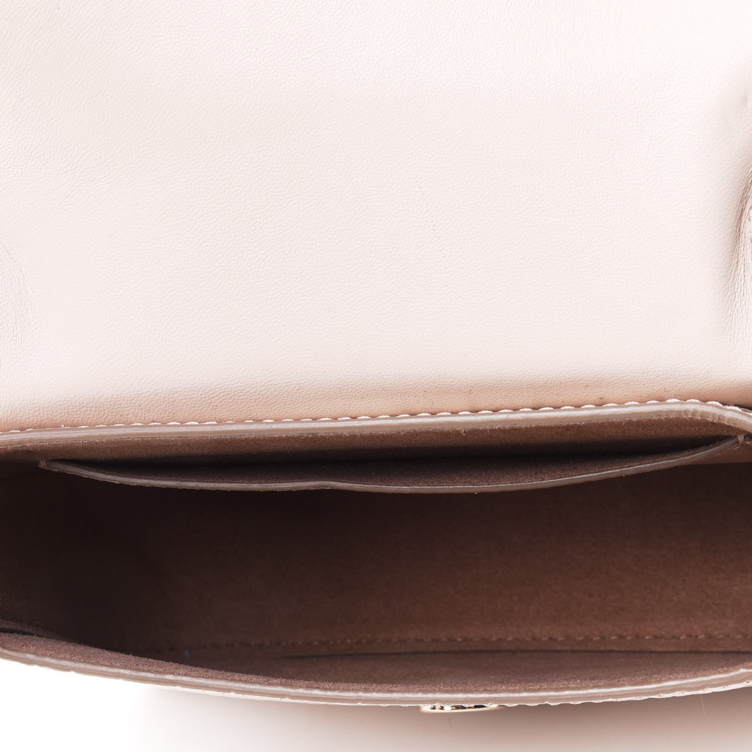 Givenchy Calfskin Crocodile Embossed Mini Nobile Shoulder Bag Nude Pink 4 of 5